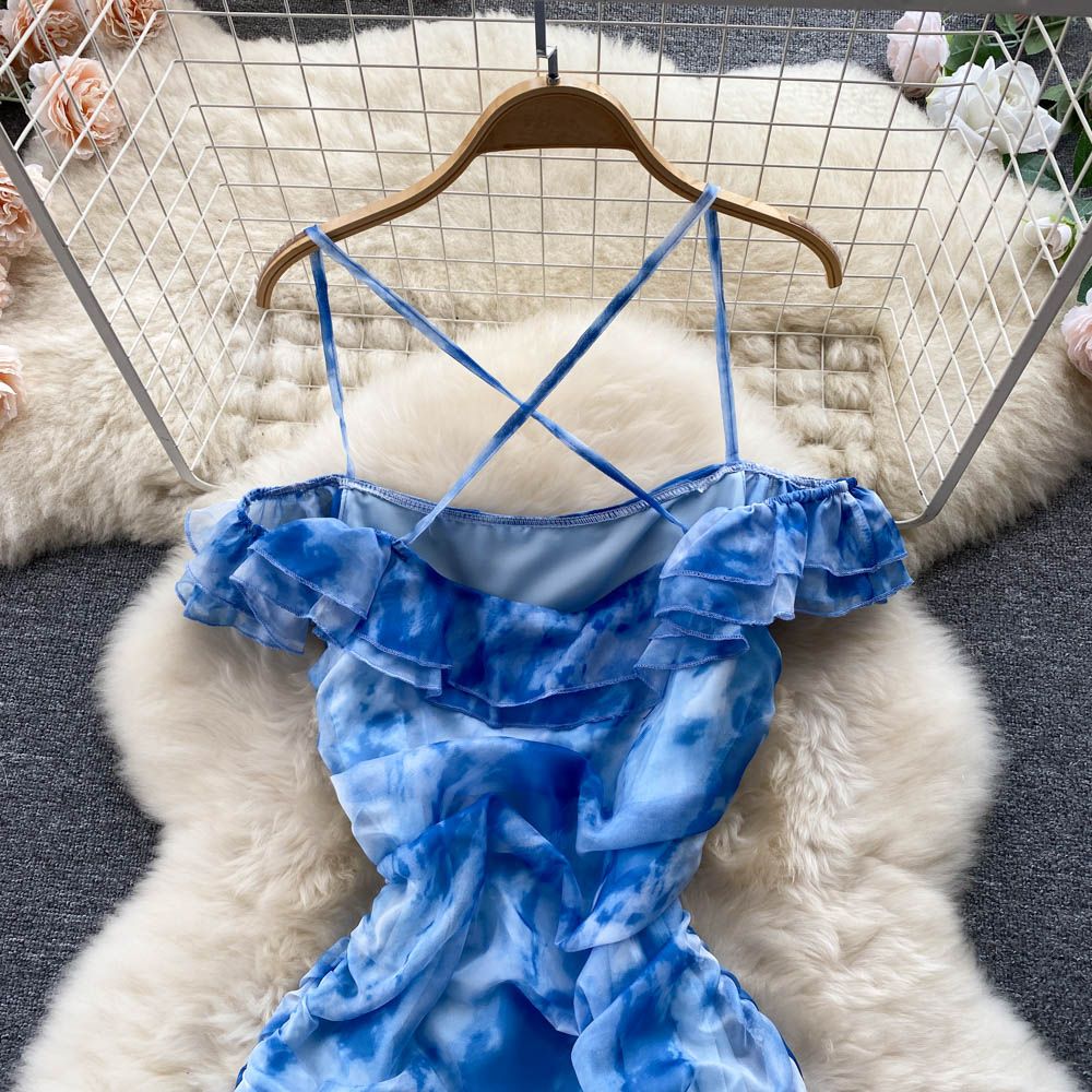 Sheena Tie Dye Tiered Dress