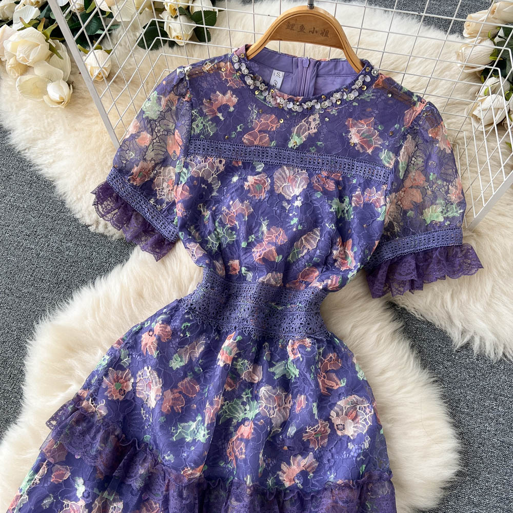 Lyla Tiered Lace Dress