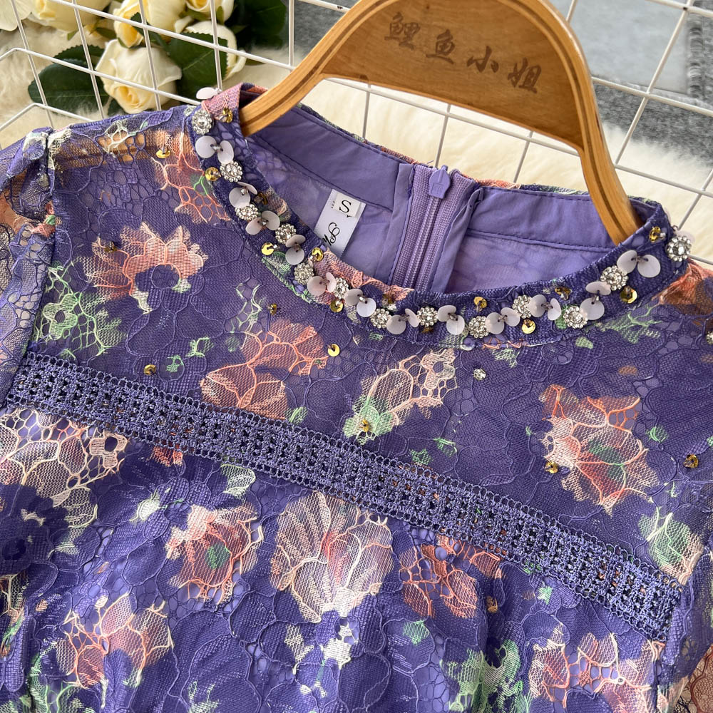 Lyla Tiered Lace Dress