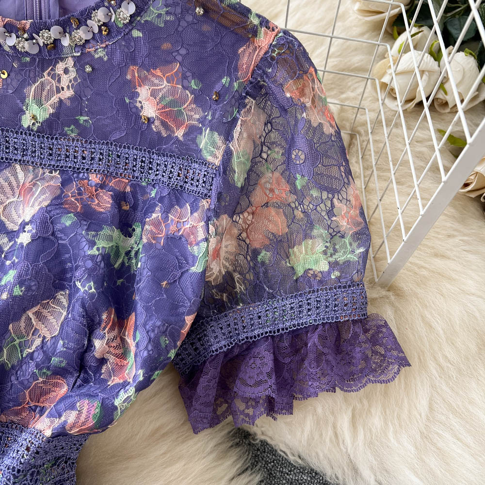 Lyla Tiered Lace Dress