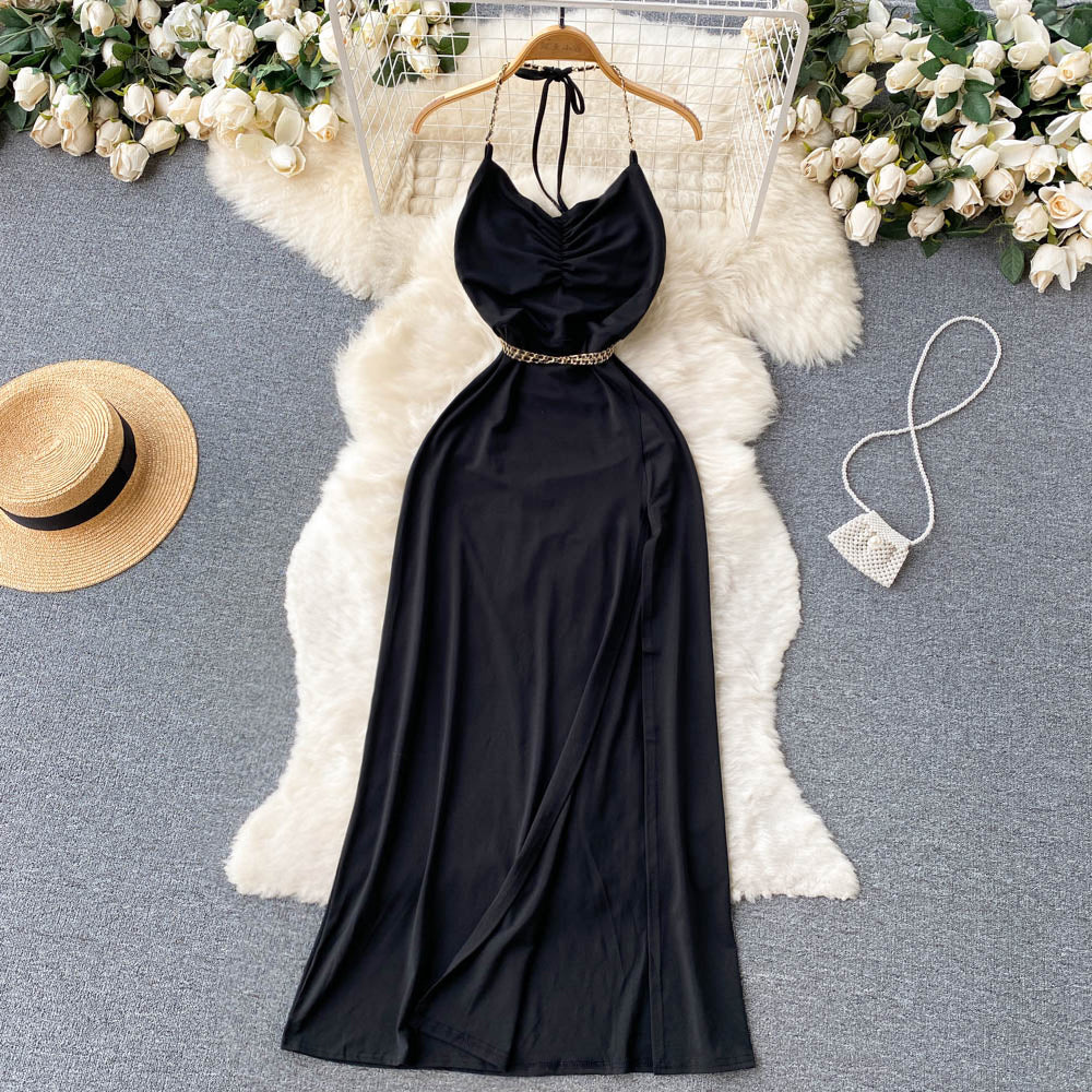 Gabrielle Open Back Dress