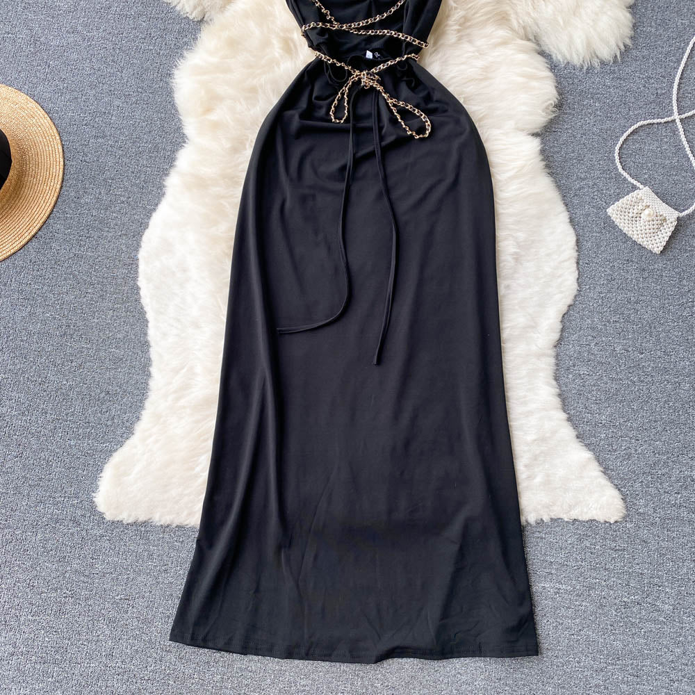Gabrielle Open Back Dress