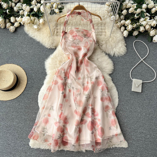 Alyssa Open Back Dress