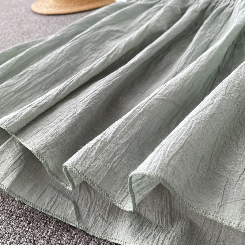 Nadia Shirred Pleated Dress