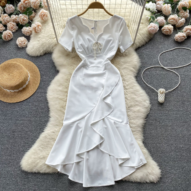 Elise Ruffle Dress