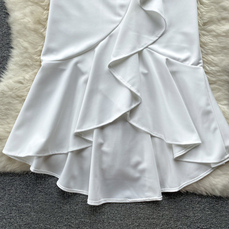 Elise Ruffle Dress