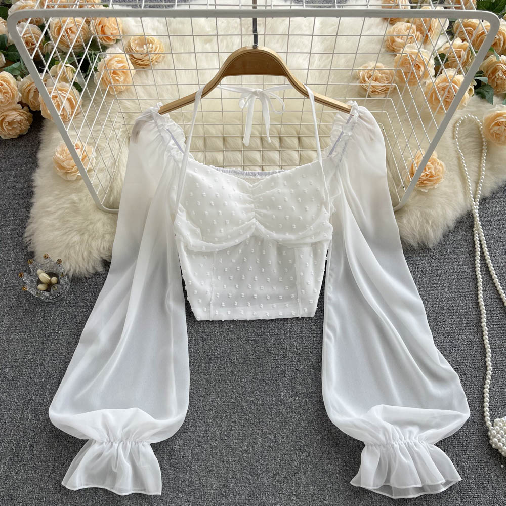 Lia Lantern Sleeve Top