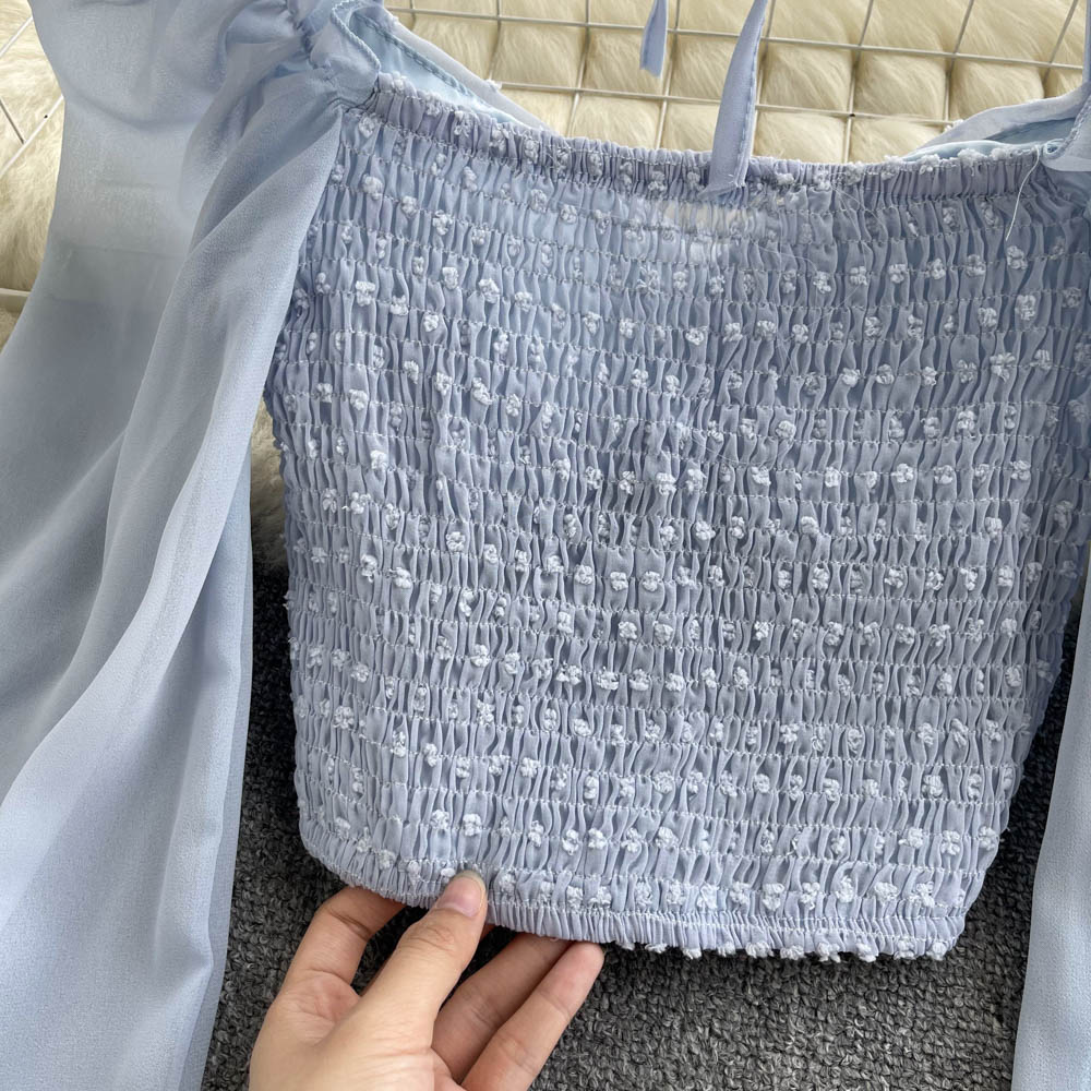 Lia Lantern Sleeve Top