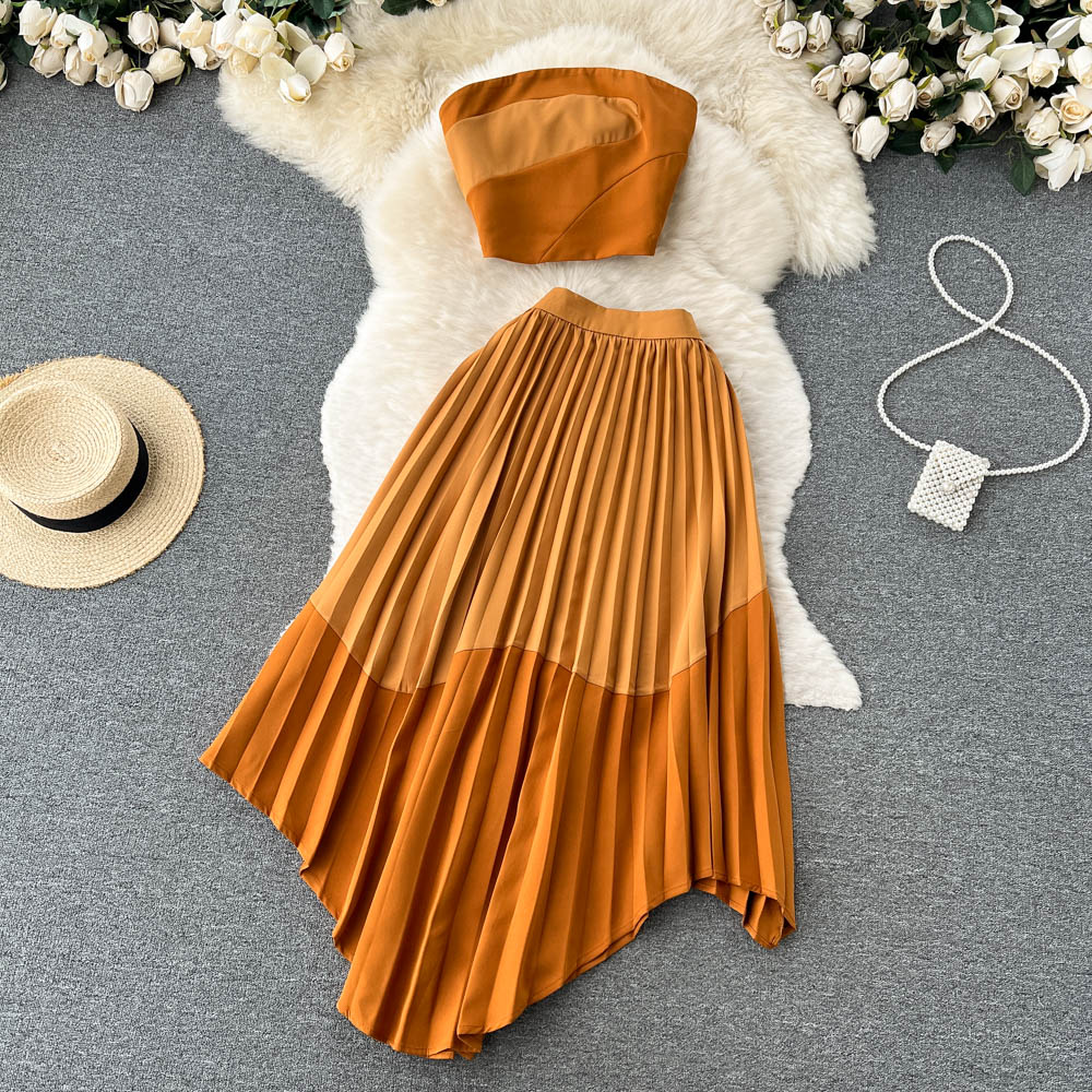 Jimena Pleated Two Piece Set