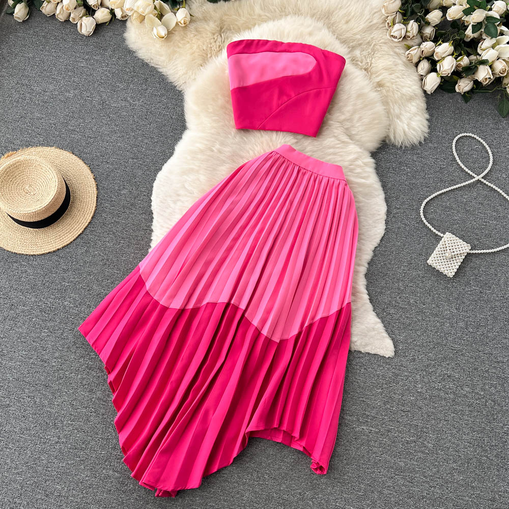 Jimena Pleated Two Piece Set