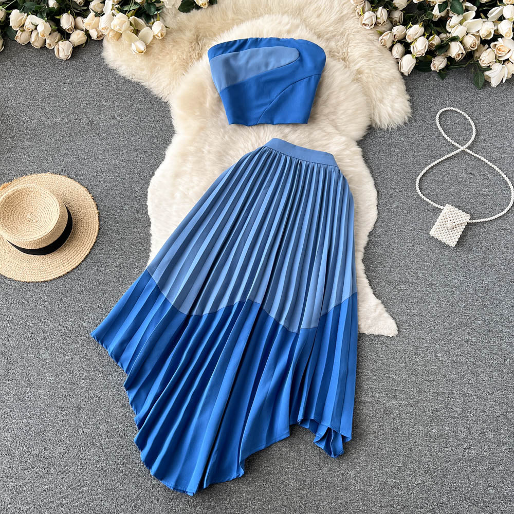 Jimena Pleated Two Piece Set