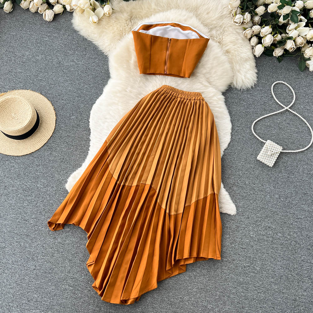 Jimena Pleated Two Piece Set