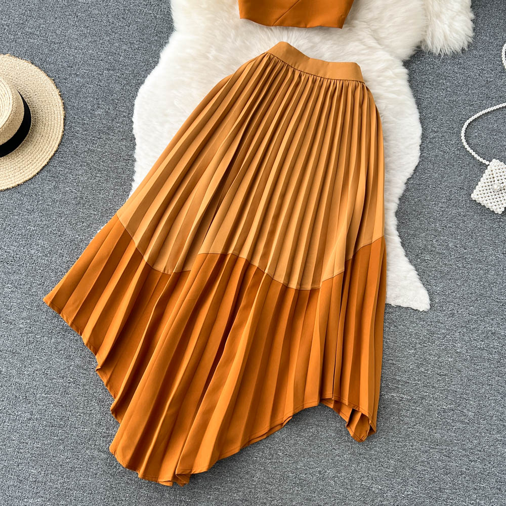 Jimena Pleated Two Piece Set