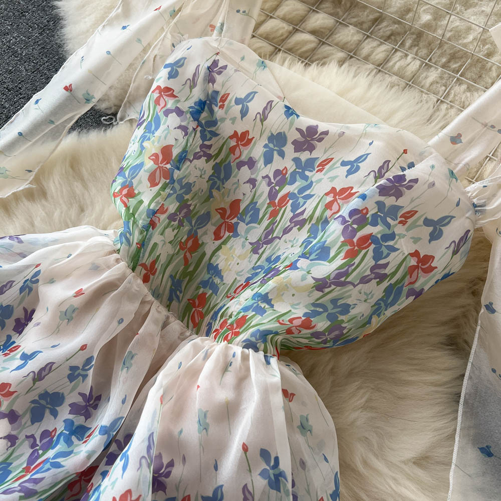 Celestine Tiered Tie Dress