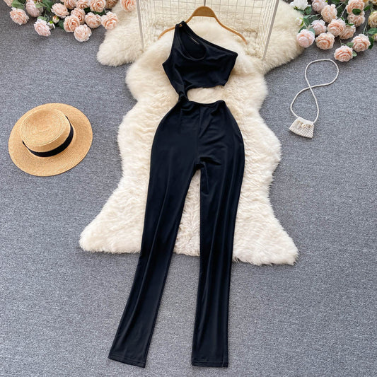 Hailee One Shoulder Jumpsuit