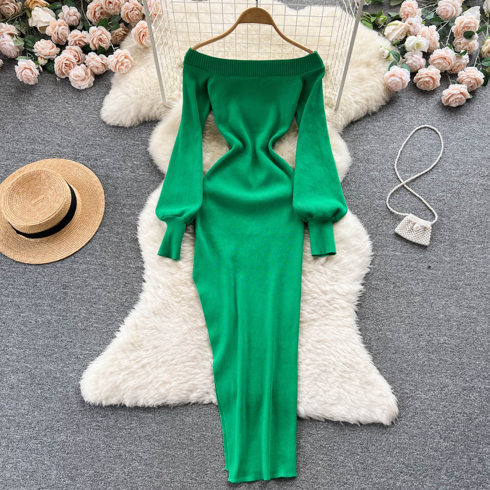 Kenzie Off-Shoulder Knit Dress