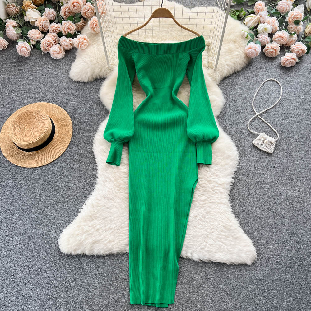 Kenzie Off-Shoulder Knit Dress