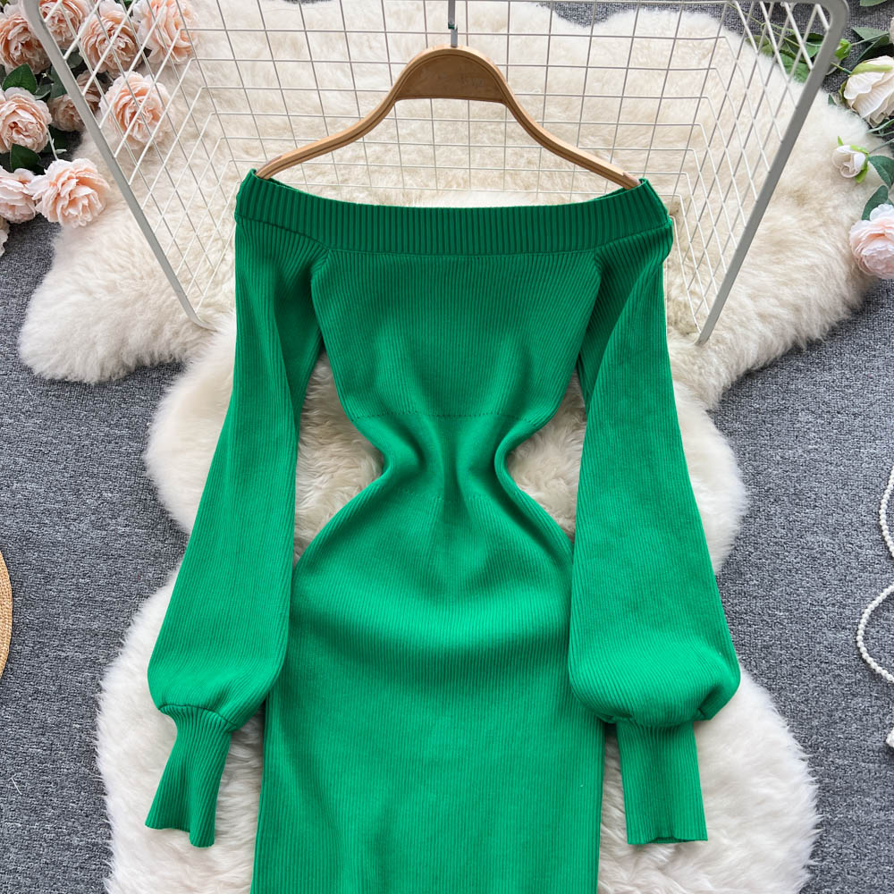Kenzie Off-Shoulder Knit Dress