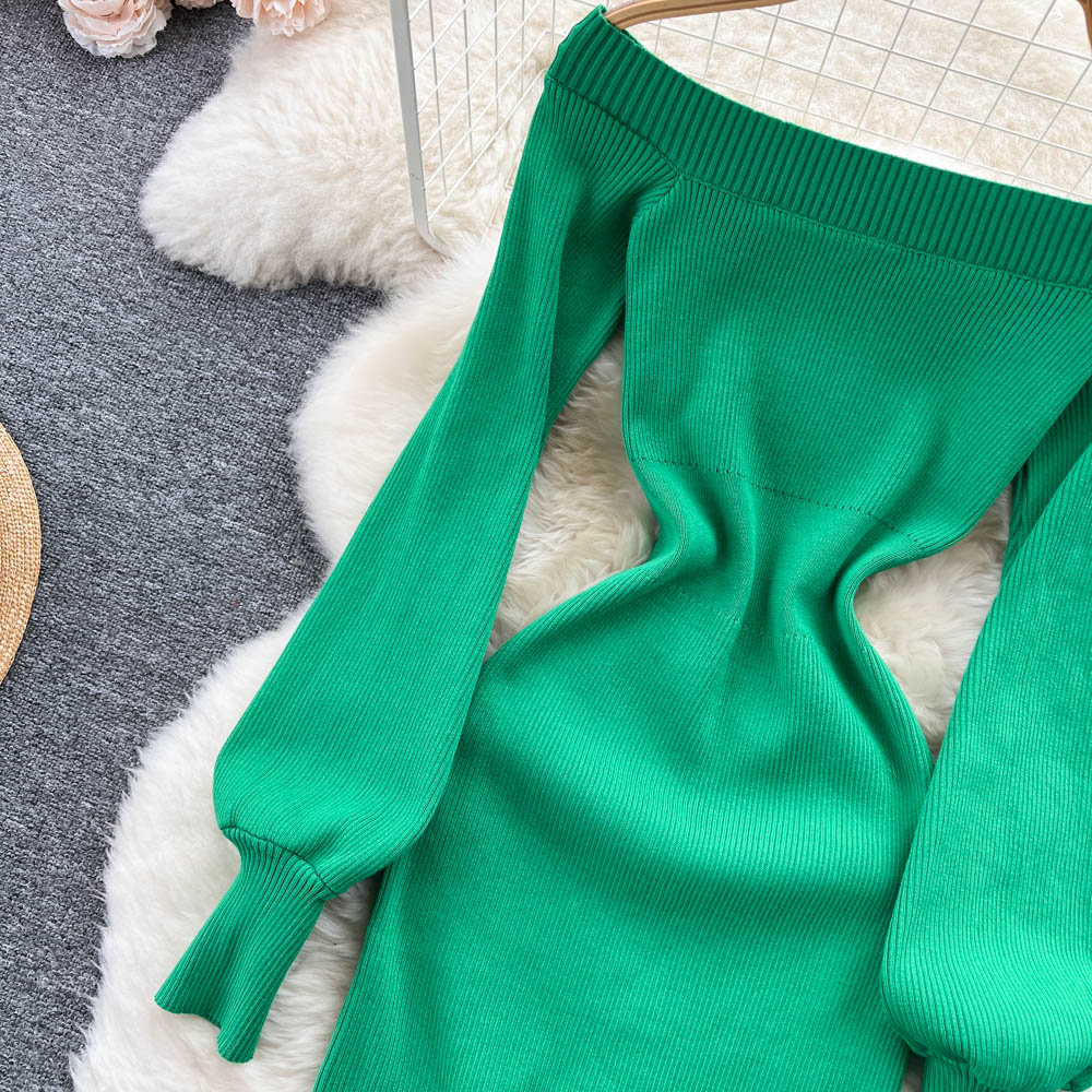 Kenzie Off-Shoulder Knit Dress