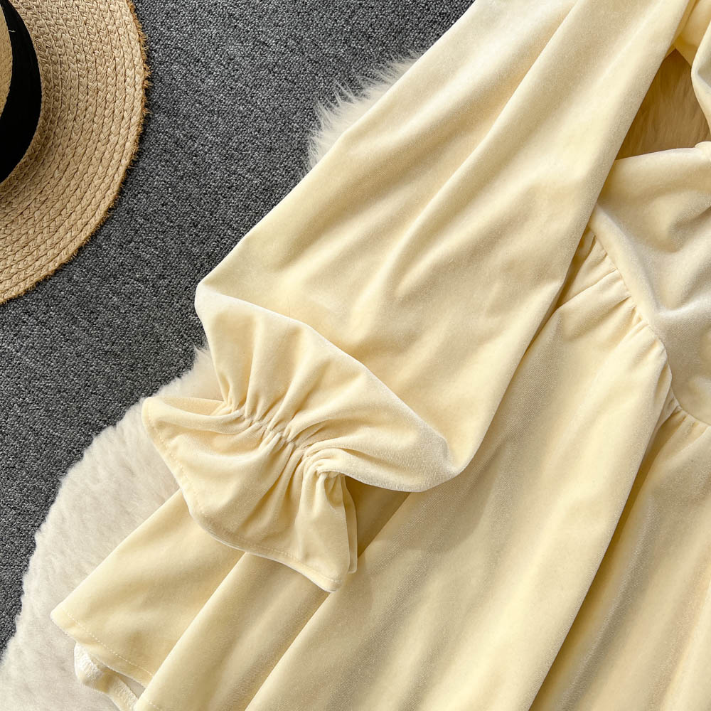 Charleigh Off-Shoulder Velvet Dress