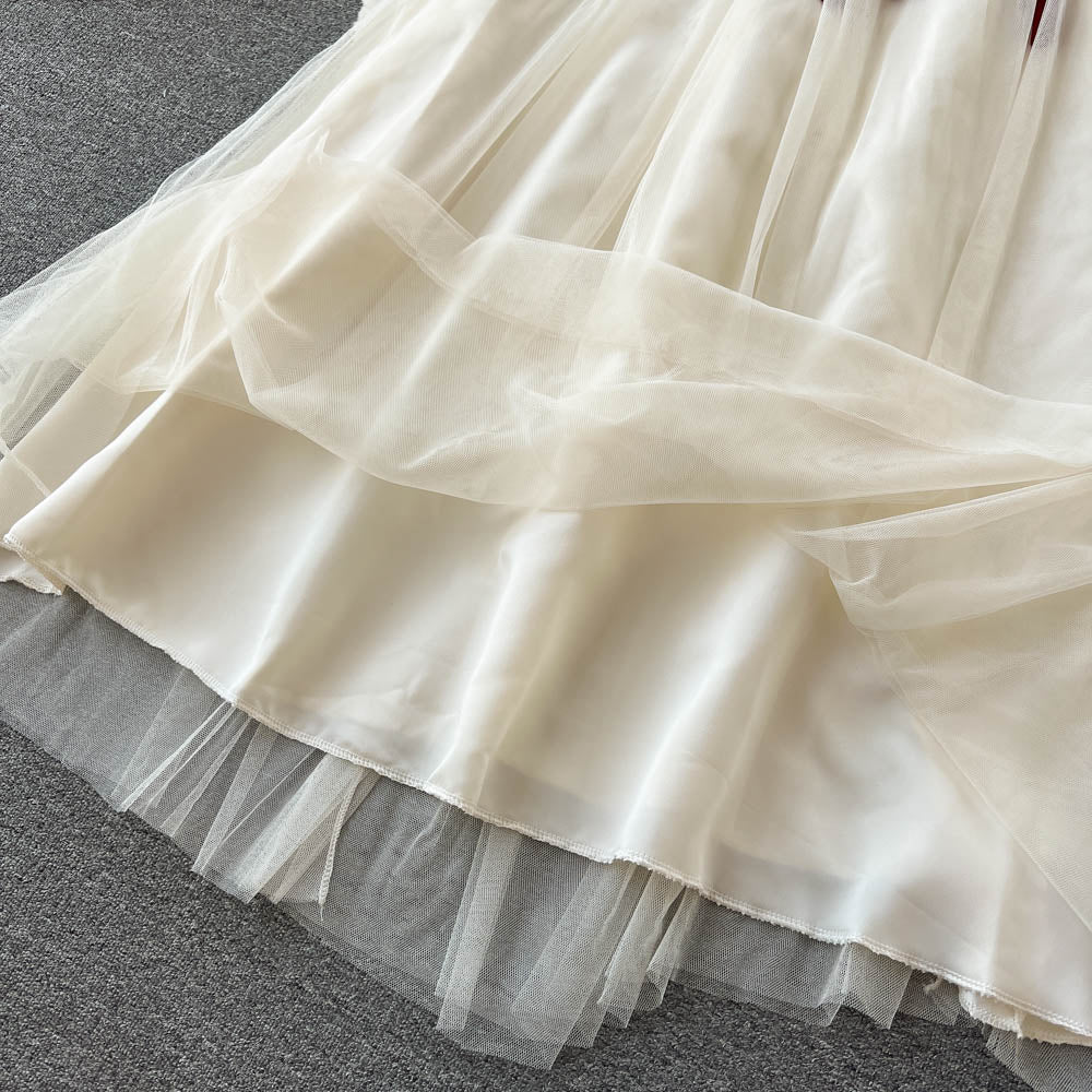 Antoinette Mesh Tie Dress