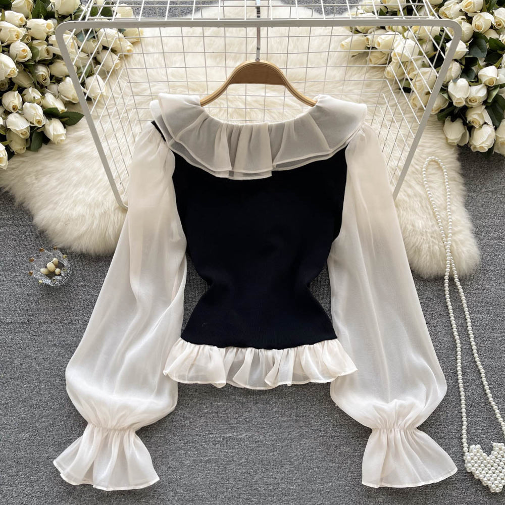 Nikka Ruffle Top