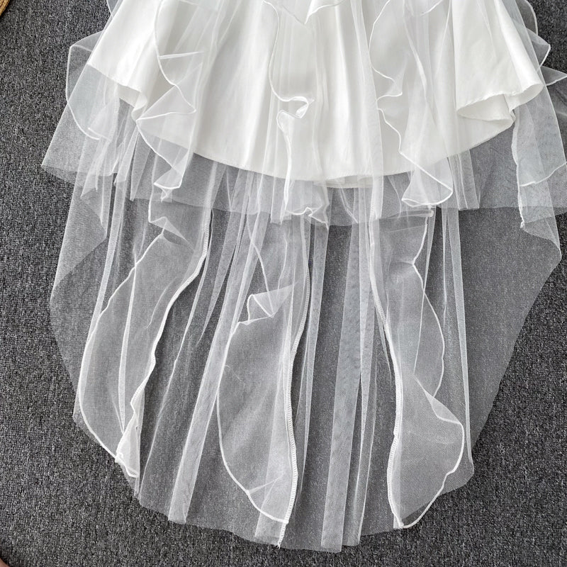 Makayla Off-Shoulder Mesh Dress
