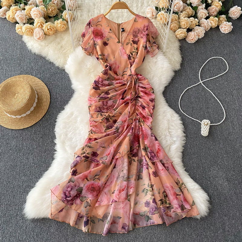 Gloria Drawstring Dress