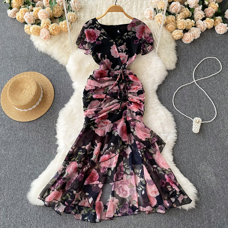 Gloria Drawstring Dress