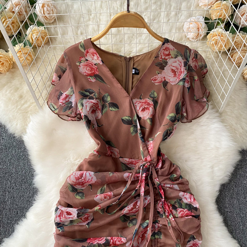 Gloria Drawstring Dress