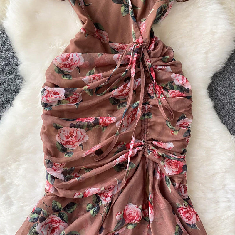 Gloria Drawstring Dress