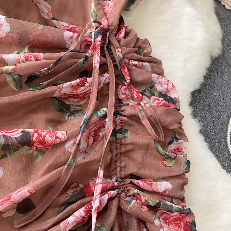 Gloria Drawstring Dress