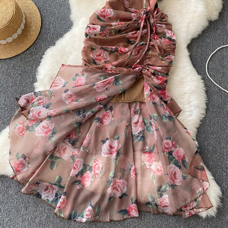 Gloria Drawstring Dress