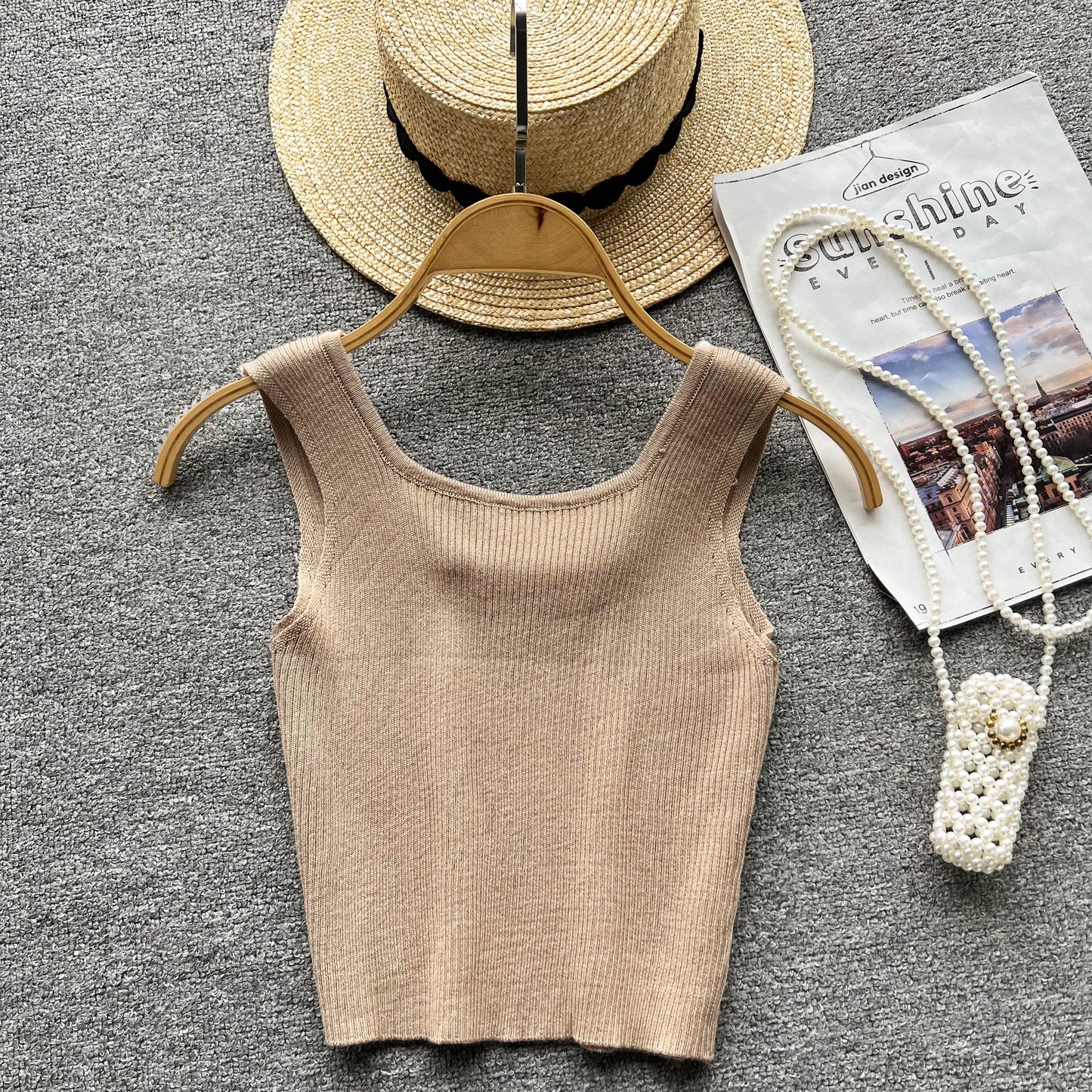 Nikki Bead Detail Knit Top