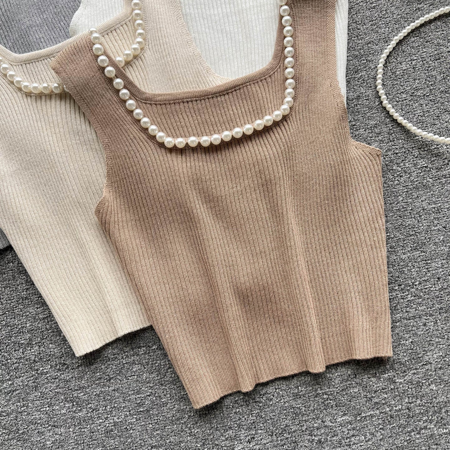 Nikki Bead Detail Knit Top