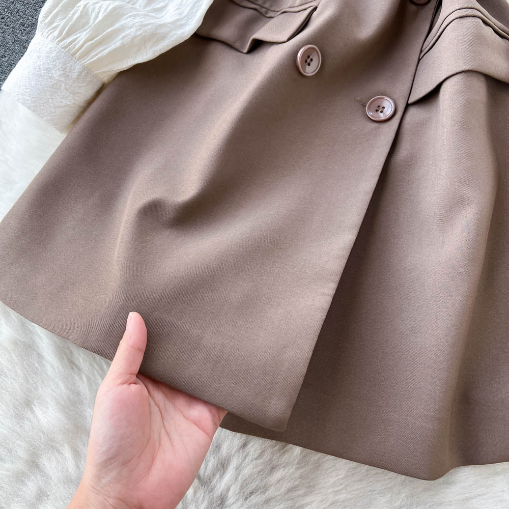 Ruth Ruffle Suit Dress