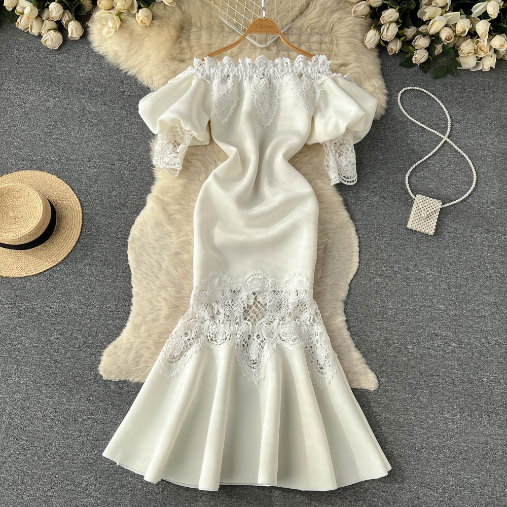 Milana Off-Shoulder Lace Dress