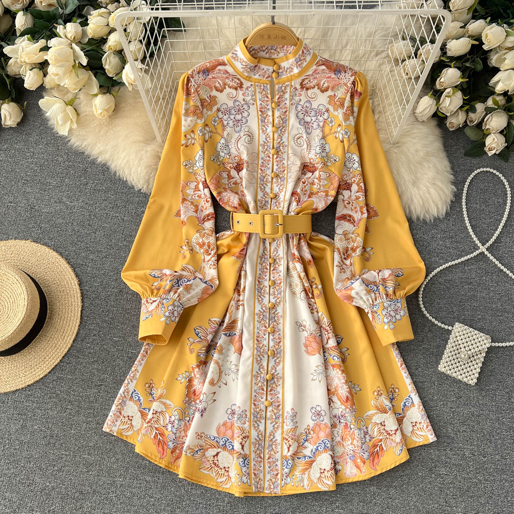 Rachel Lantern Sleeve Dress