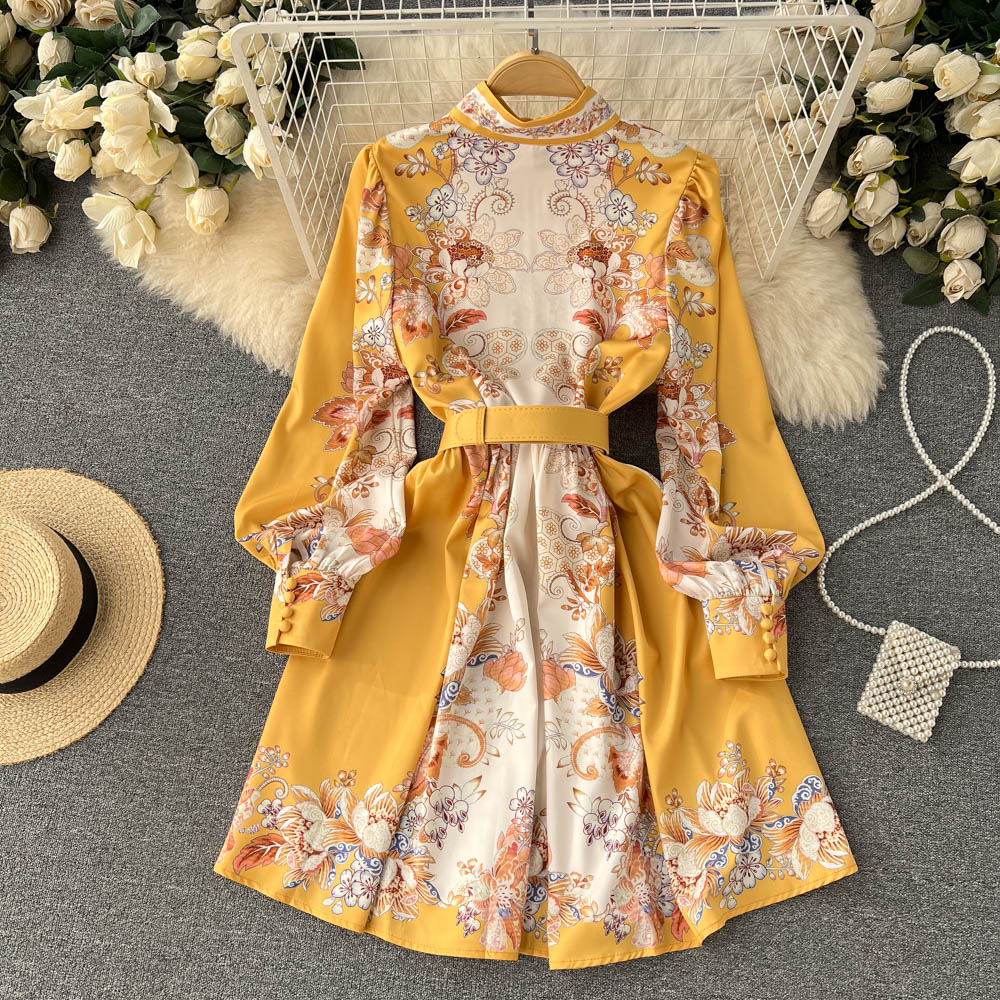 Rachel Lantern Sleeve Dress