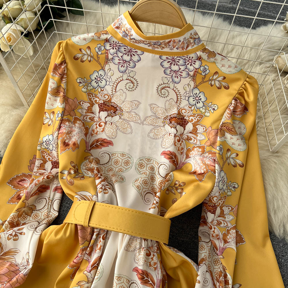 Rachel Lantern Sleeve Dress