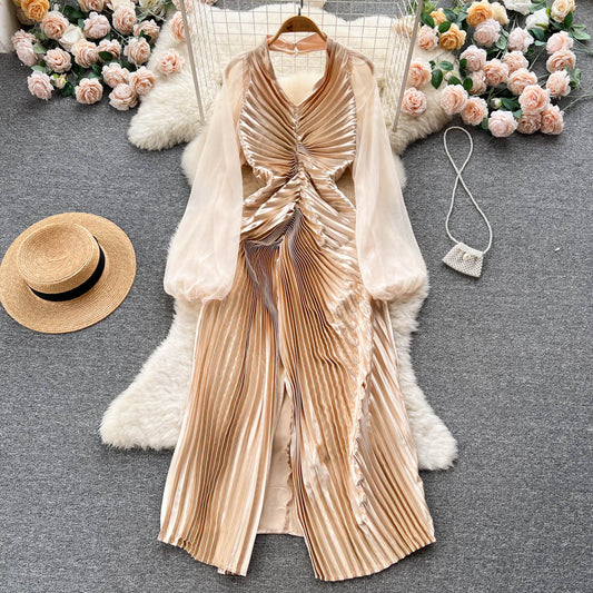 Ember Pleated Dress