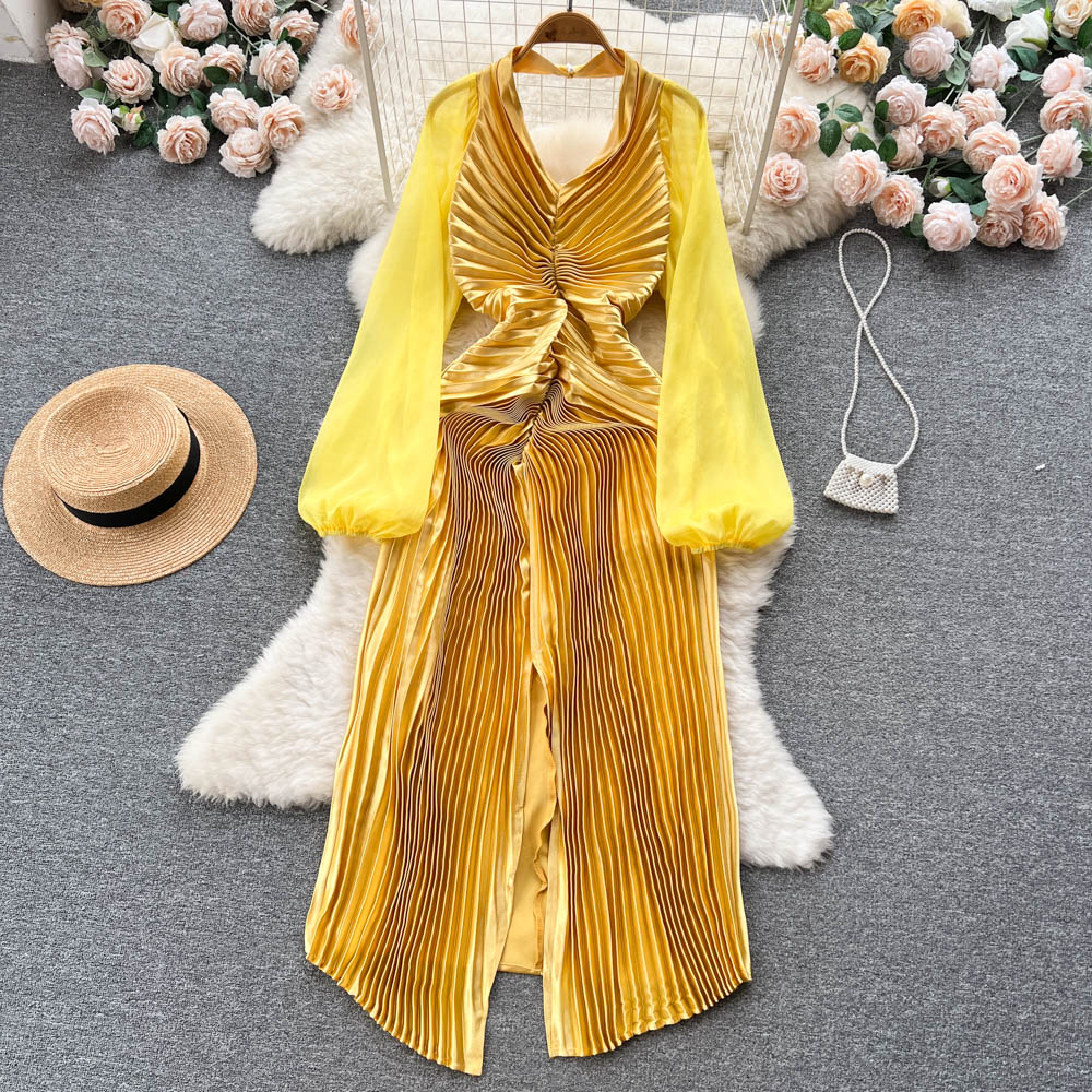 Ember Pleated Dress