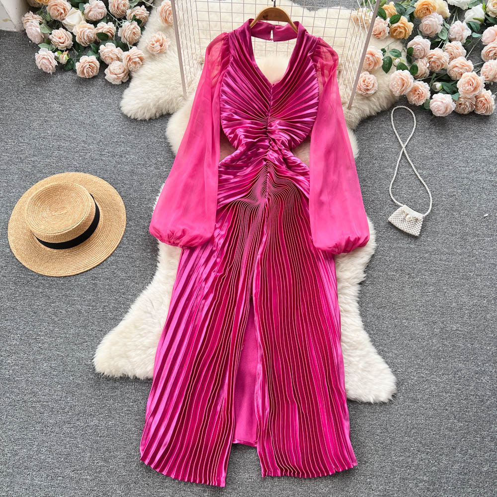 Ember Pleated Dress