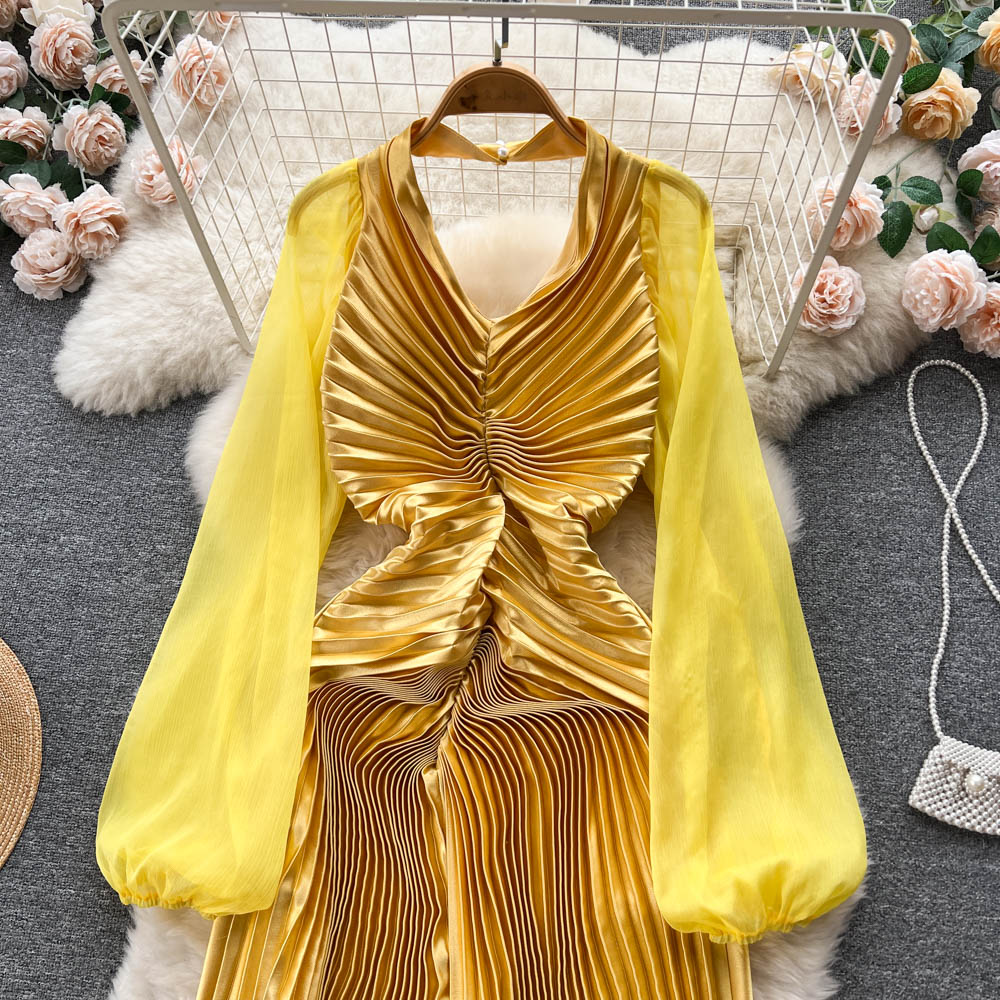 Ember Pleated Dress