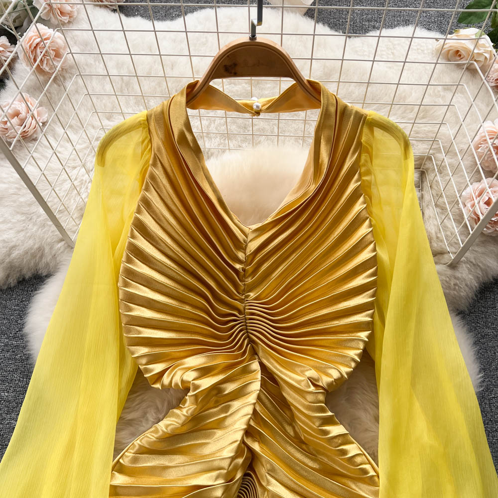 Ember Pleated Dress