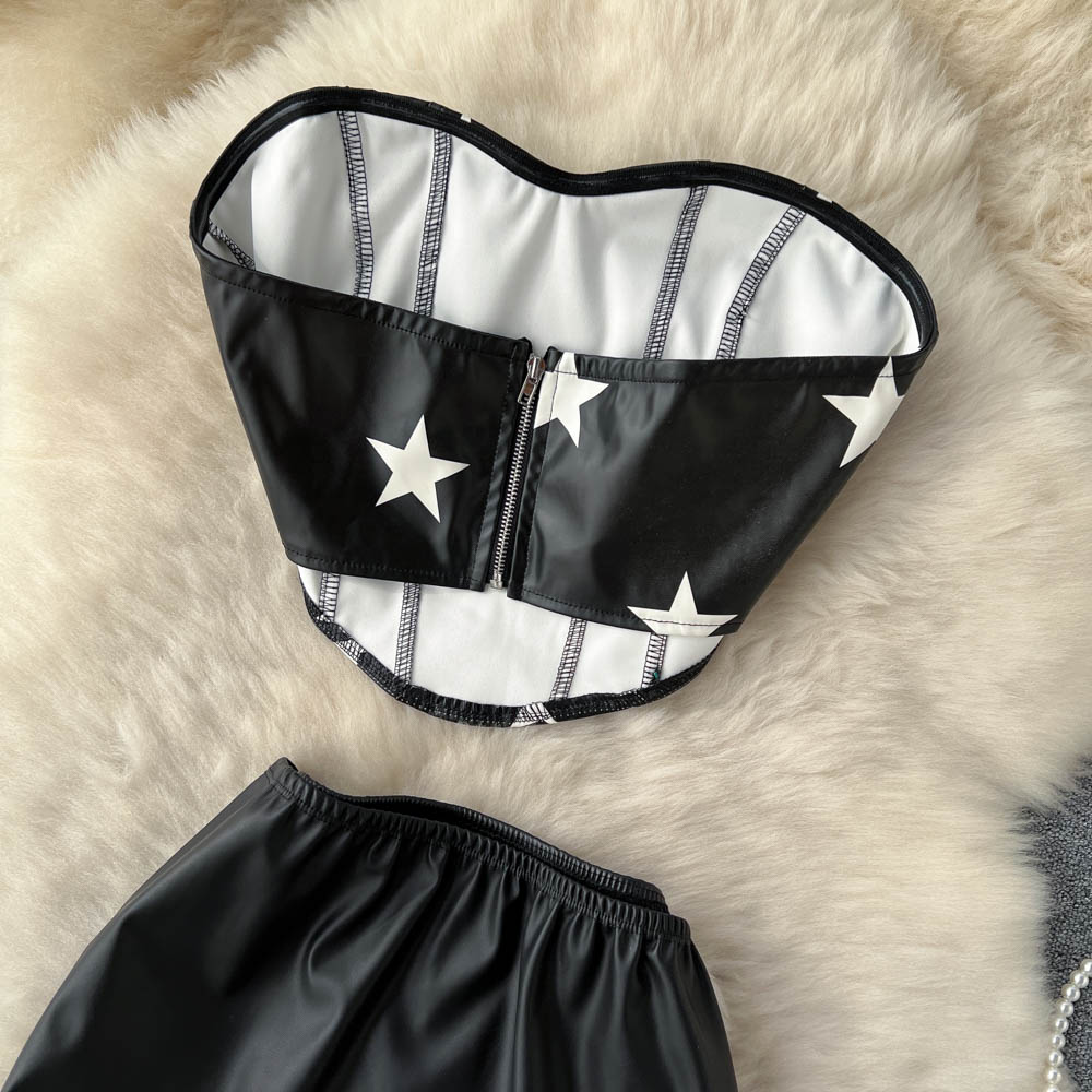 Sammie Leather Two Piece Set