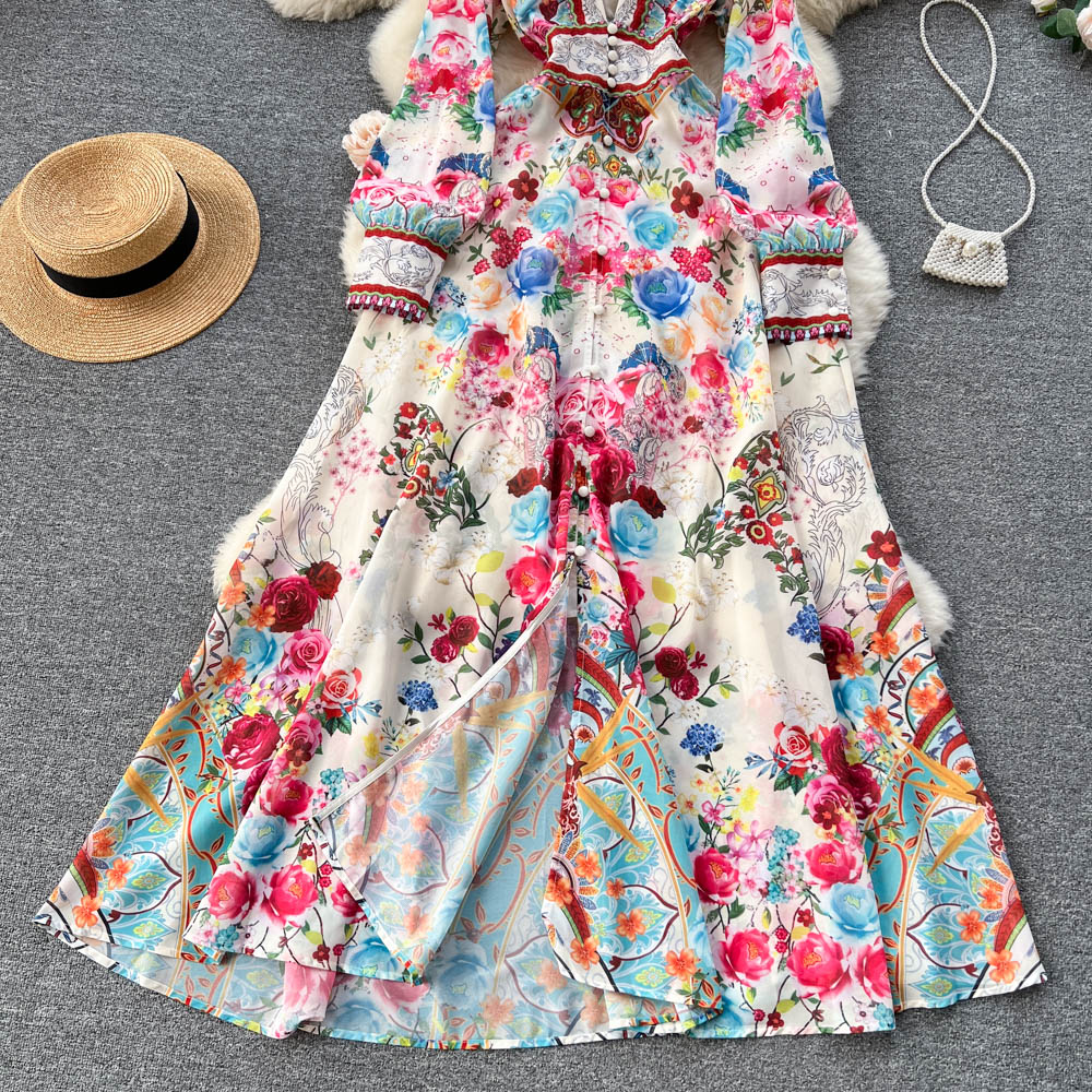 Elodie V Neck Maxi Dress
