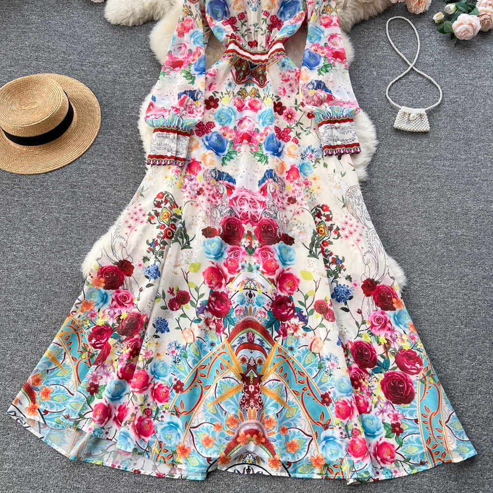 Elodie V Neck Maxi Dress