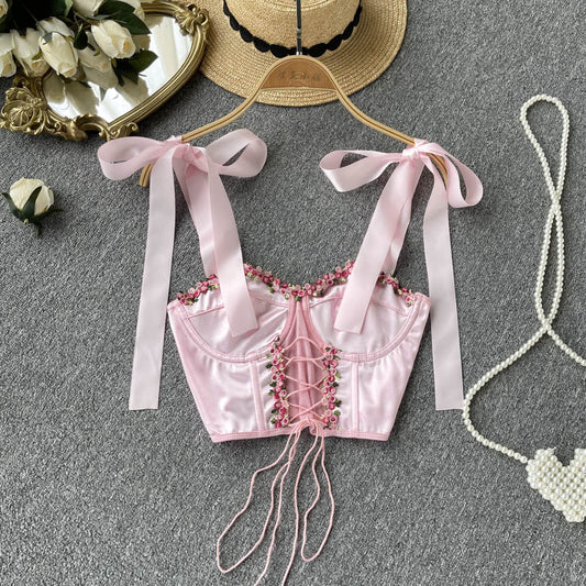 Meghan Corset Tie Top