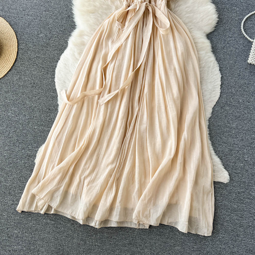 Jaelyn Halter Tie Dress